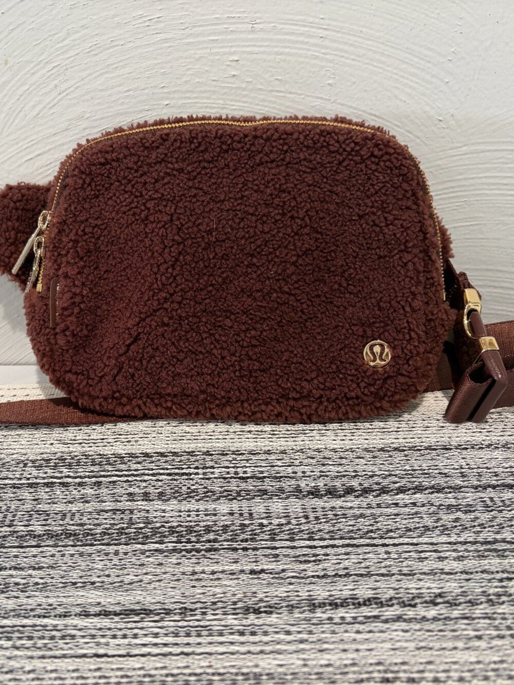 Lululemon Athletica Brown Sherpa Belt bag
